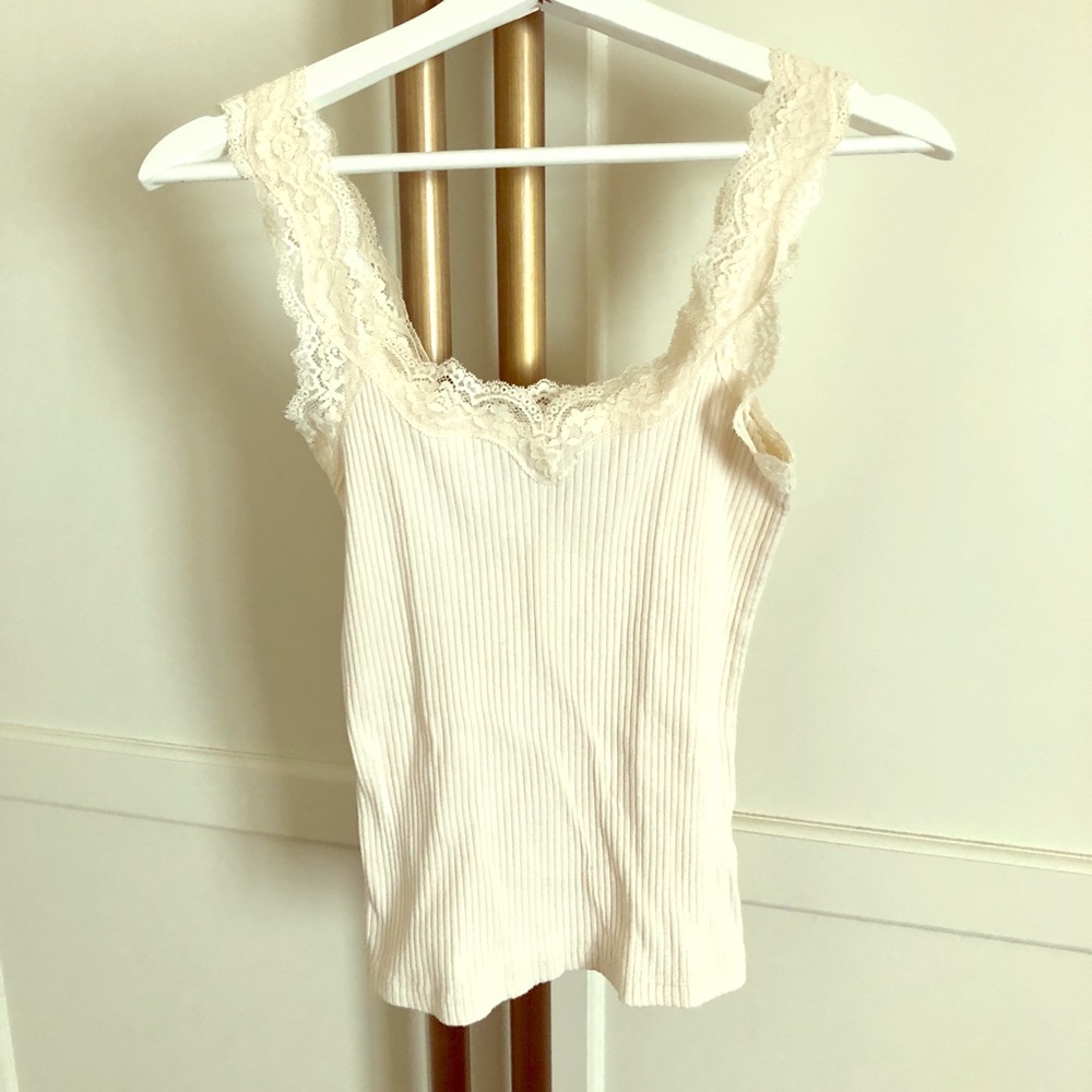 (Bundle of 2) J. Crew Lace & Cotton Camis
